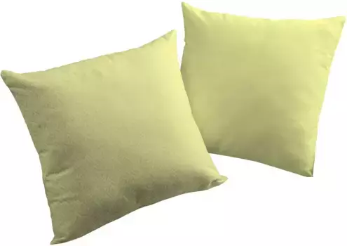 Декоративная подушка Adam "Graphic Ventus Light", с тонкой структурой, двусторонний чехол без наполнителя, 1 шт 60х40 см, светло-зеленый