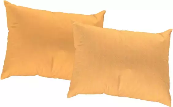 Декоративная подушка Adam "Graphic Ventus", с тонкой структурой, двусторонний чехол без наполнителя, 1 шт 50х50 см, светло-желтый