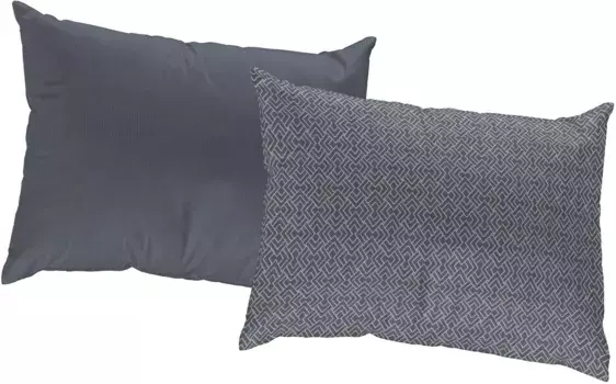 Декоративная подушка Adam "Graphic Ventus", с тонкой структурой, двусторонний чехол без наполнителя, 1 шт 60х40 см, синий