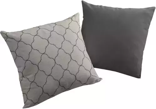 Декоративная подушка Адам "Индийская Кортезада", с орнаментом, двусторонний чехол без наполнения, 1 шт Adam 60х40 см, черный