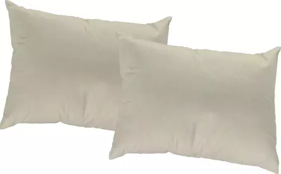 Декоративная подушка Adam "LIttle Parrot", сертифицирована GOTS - двусторонний чехол без наполнения, 1 шт 40х60 см, цвет natur + gemustert-Jaquard-Struktur