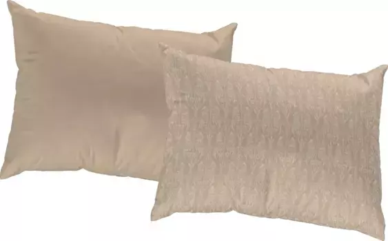 Декоративная подушка Adam "LIttle Parrot", сертифицирована GOTS - двусторонний чехол без наполнения, 1 шт 40х40 см, светло-коричневый