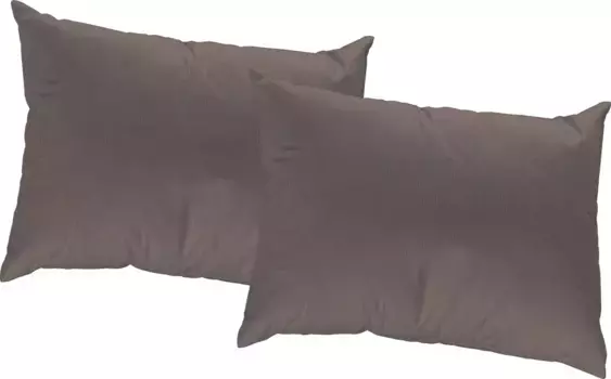 Декоративная подушка Adam "Uni Collection", из сертифицированного органического хлопка, чехол без наполнителя, 1 шт 40х40 см, цвет kaffee + unifarben-Jaquard-Struktur