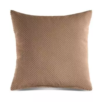 Декоративная подушка Альва, цвет грязь, 45х45 см, чехол и наполнитель trendsicher