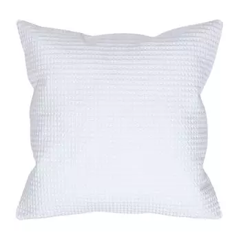 Декоративная подушка Amilian 50 х 50 см декоративная подушка с наполнителем, на молнии, декоративная подушка с чехлом, для спальни, гостиной, белый