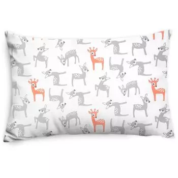 Декоративная подушка Amilian 60х40 см. Декоративная подушка с наполнителем; декоративные подушки с наволочкой; Подушка для спальни гостиной на молнии, серый