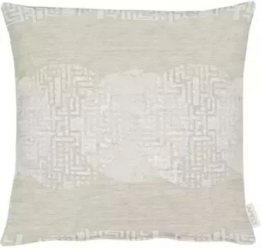 Декоративная подушка АПЕЛЬТ "2718", из жаккардовой ткани, чехол без наполнителя, 1 шт APELT 46х46 см, серо-коричневый/бежевый