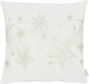 Декоративная подушка АПЕЛЬТ "6303", (1 шт.) APELT 48х48 см, цвет goldfarben, natur + gemustert