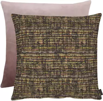 Декоративная подушка APELT "2700", двусторонний чехол без наполнения, 1 шт 49х49 см, розовый