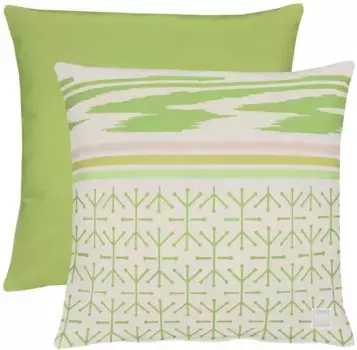 Декоративная подушка APELT "3964", двусторонний чехол без наполнения, 1 шт 46х46 см, зеленый