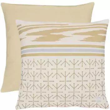 Декоративная подушка APELT "3964", двусторонний чехол с наполнителем, 1 шт 45х45 см, цвет natur/beige + gemustert