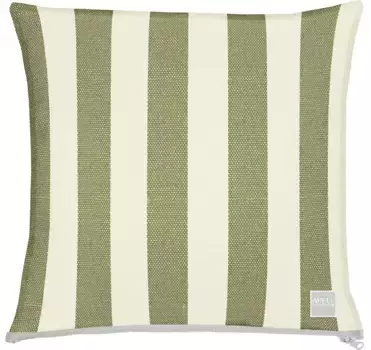 Декоративная подушка APELT "3967", чехол без наполнения, 1 шт 49х49 см, цвет grn,natur + gestreift