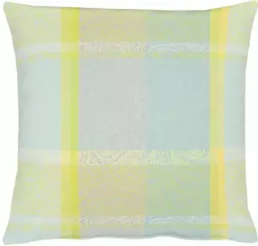 Декоративная подушка APELT "6106", чехол с наполнителем, 1 шт 39х39 см, бирюзовый/зеленый