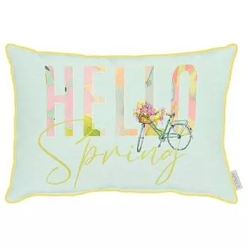 Декоративная подушка Apelt 6505, 35x50x10 см, светло-голубой