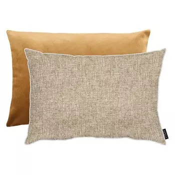Декоративная подушка Apelt Alessio, 60x40x10 см цвет honig/beige meliert