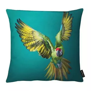 Декоративная подушка Apelt Elliot, 45 см цвет petrol/gelb