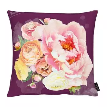 Декоративная подушка Apelt Fiora, 45 см цвет beere/rosa