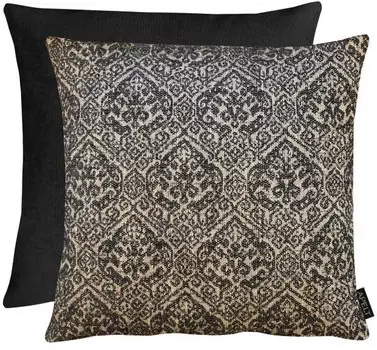 Декоративная подушка Apelt Silva, 45x10x45 см, антрацитовый