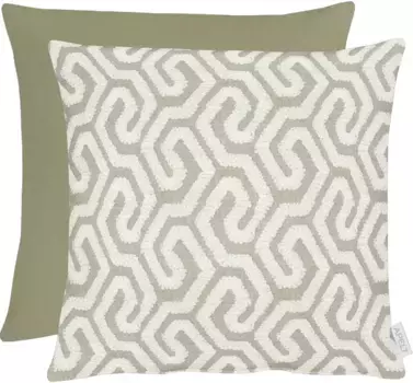 Декоративная подушка APELT "Tiago", модный дизайн, двусторонний чехол без наполнения, 1 шт 46х46 см, бежевый