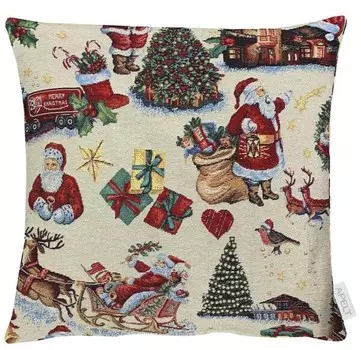 Декоративная подушка Apelt Winterwelt Typ E, 39x10x39 см, натуральный