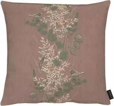 Декоративная подушка АПЭЛТ "5250", из жаккардовой ткани, чехол без наполнителя, 1 шт APELT 49х49 см, цвет beere + gemustert