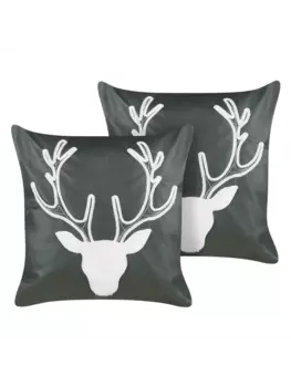 Декоративная подушка Beliani 2er Set Deko BICOCCA, цвет grn/wei