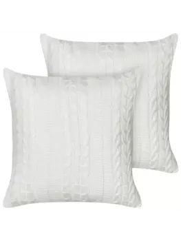Декоративная подушка Beliani 2er Set Deko CADETIA, белый