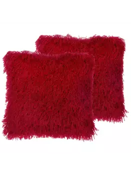 Декоративная подушка Beliani 2er Set Deko CIDE, красный