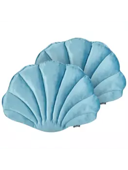 Декоративная подушка Beliani 2er Set Deko CONSOLIDA, синий