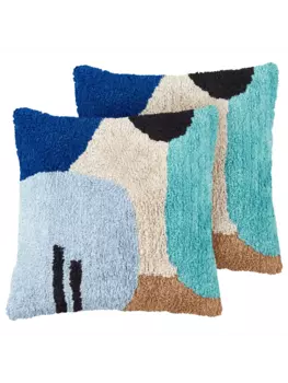 Декоративная подушка Beliani 2er Set Deko DAHLIA, красочный