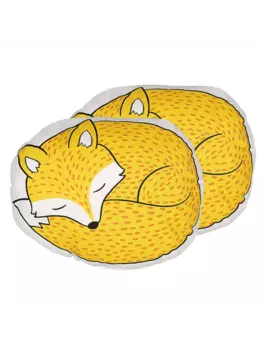 Декоративная подушка Beliani 2er Set Deko DHANBAD, цвет gelb/wei/schwarz