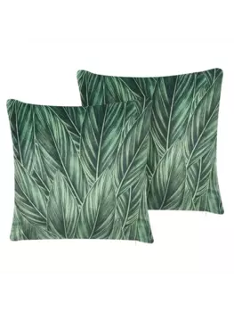 Декоративная подушка Beliani 2er Set Deko DIASCIA, цвет grn/wei