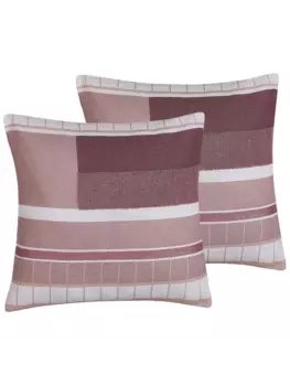 Декоративная подушка Beliani 2er Set Deko ERINUS, цвет bunt/braun