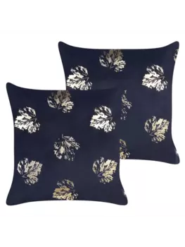 Декоративная подушка Beliani 2er Set Deko GOLDENROD, цвет schwarz/gold