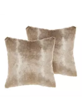 Декоративная подушка Beliani 2er Set Deko HORDEUM, коричневый