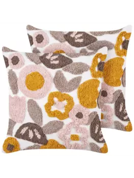 Декоративная подушка Beliani 2er Set Deko KANDIARO, красочный