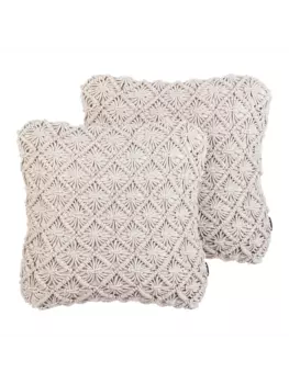Декоративная подушка Beliani 2er Set Deko KIZKALESI, бежевый