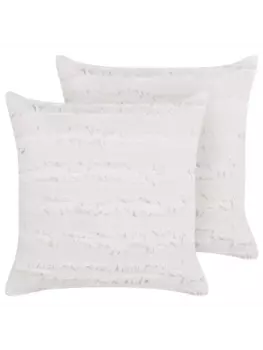 Декоративная подушка Beliani 2er Set Deko MAKNEH, белый
