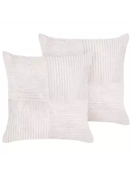 Декоративная подушка Beliani 2er Set Deko MILLET, белый