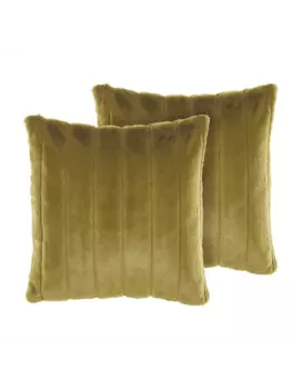 Декоративная подушка Beliani 2er Set Deko PUMILA, зеленый