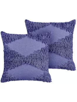 Декоративная подушка Beliani 2er Set Deko RHOEO, фиолетовый