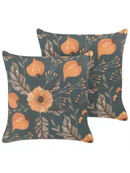 Декоративная подушка Beliani 2er Set Deko SOTOL, цвет bunt/grn/orange