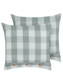 Декоративная подушка Beliani 2er Set Deko TAMNINE, цвет grn/wei