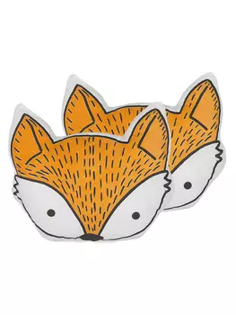 Декоративная подушка Beliani 2er Set Deko VADODARA, цвет orange/wei/schwarz