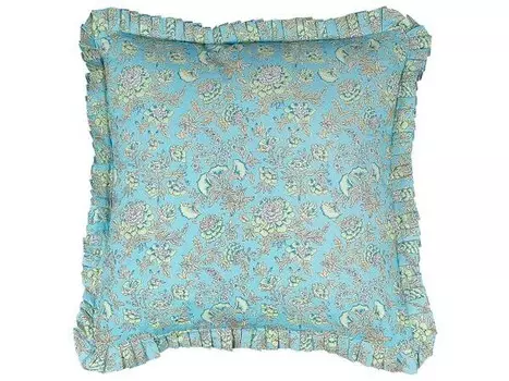 Декоративная подушка Beliani AMOENA, 45x45x45 см цвет blau/braun/trkis/wei
