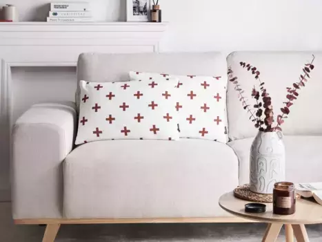 Декоративная подушка Beliani, белый