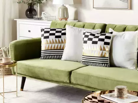 Декоративная подушка Beliani, белый