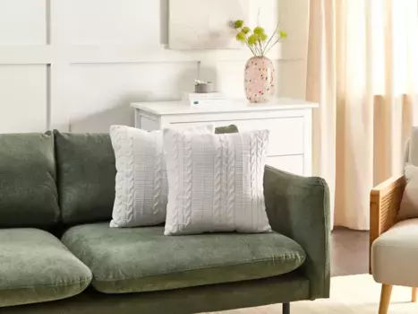 Декоративная подушка Beliani, белый