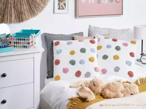 Декоративная подушка Beliani, белый