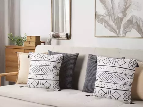 Декоративная подушка Beliani, белый